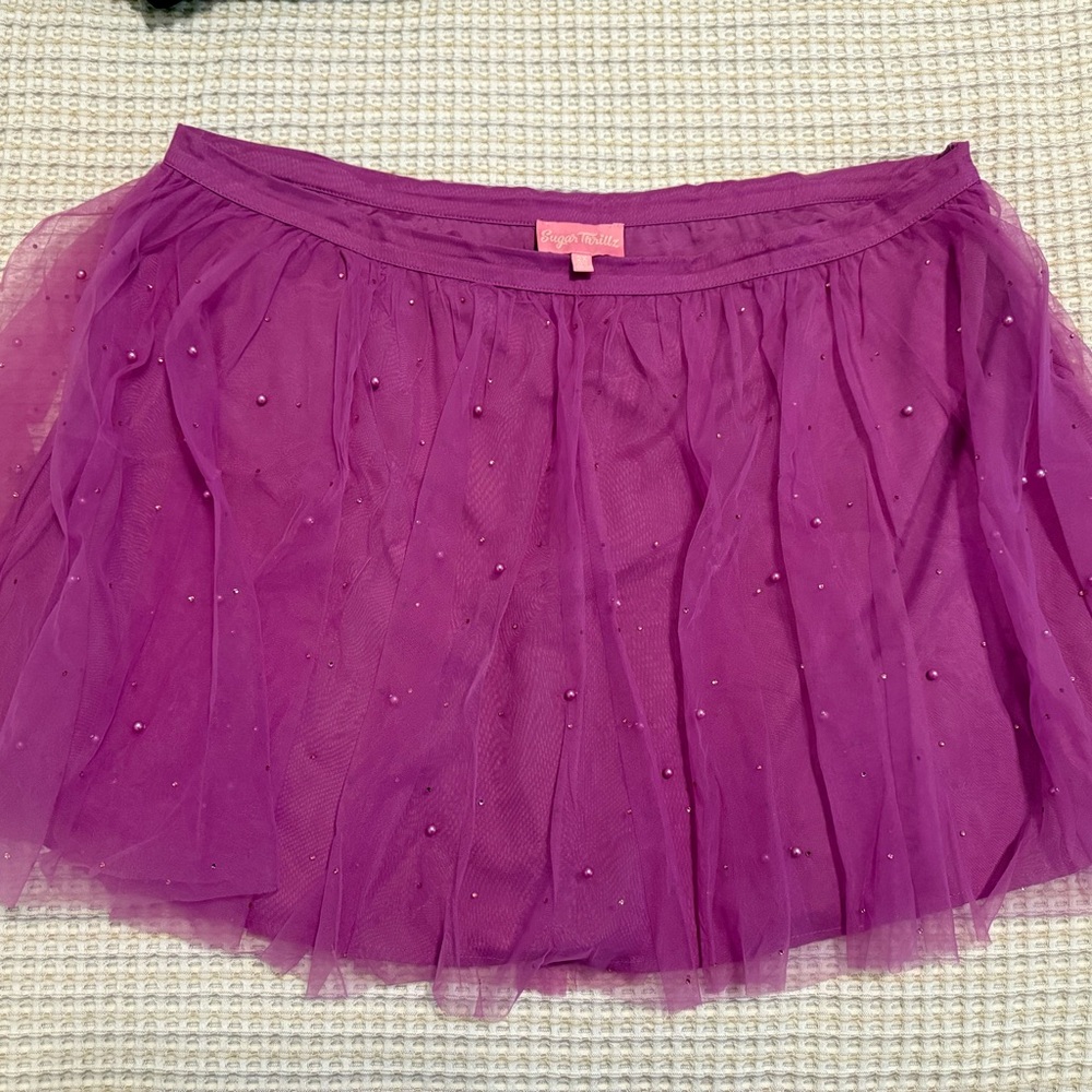 Sugar Thrillz Vibrant Purple Mini Skirt